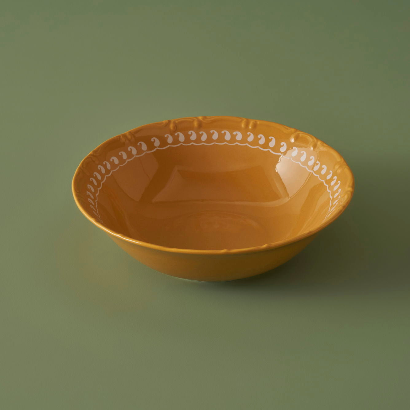 Indian Porcelain Salad Bowl