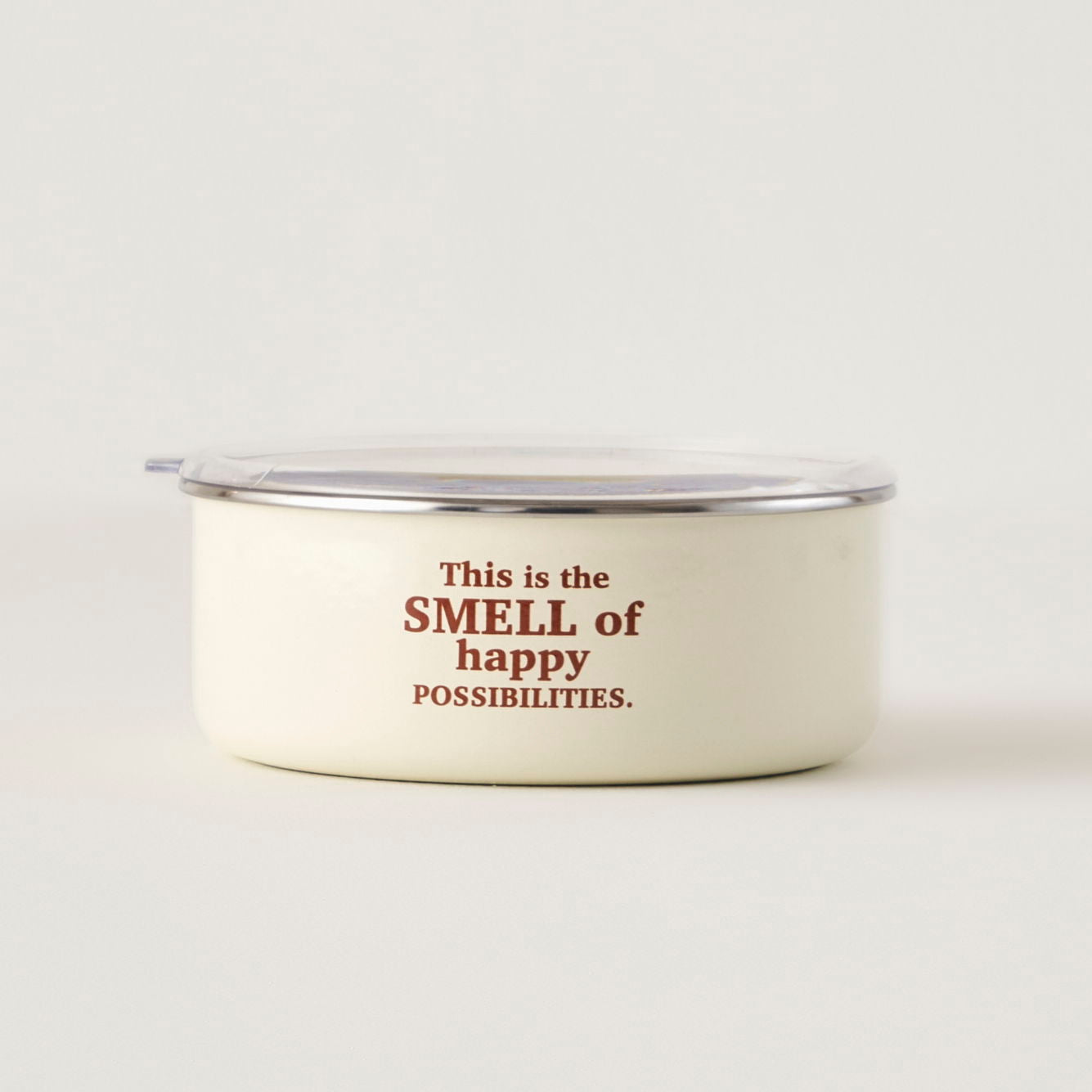 Cozy Enamel Storage Bowls with Clear Lids