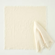 Olive Fringed Cotton Napkin