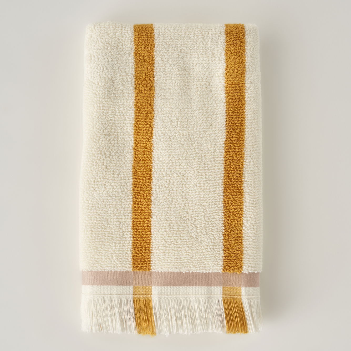 Ella Striped Cotton Washcloth