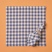 Bleu Blanc Gingham Cotton Napkin