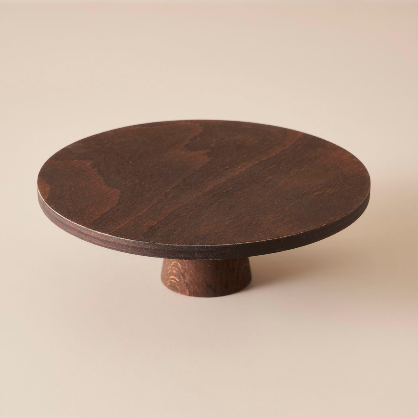 Aris Rustic Wood Cake Stand