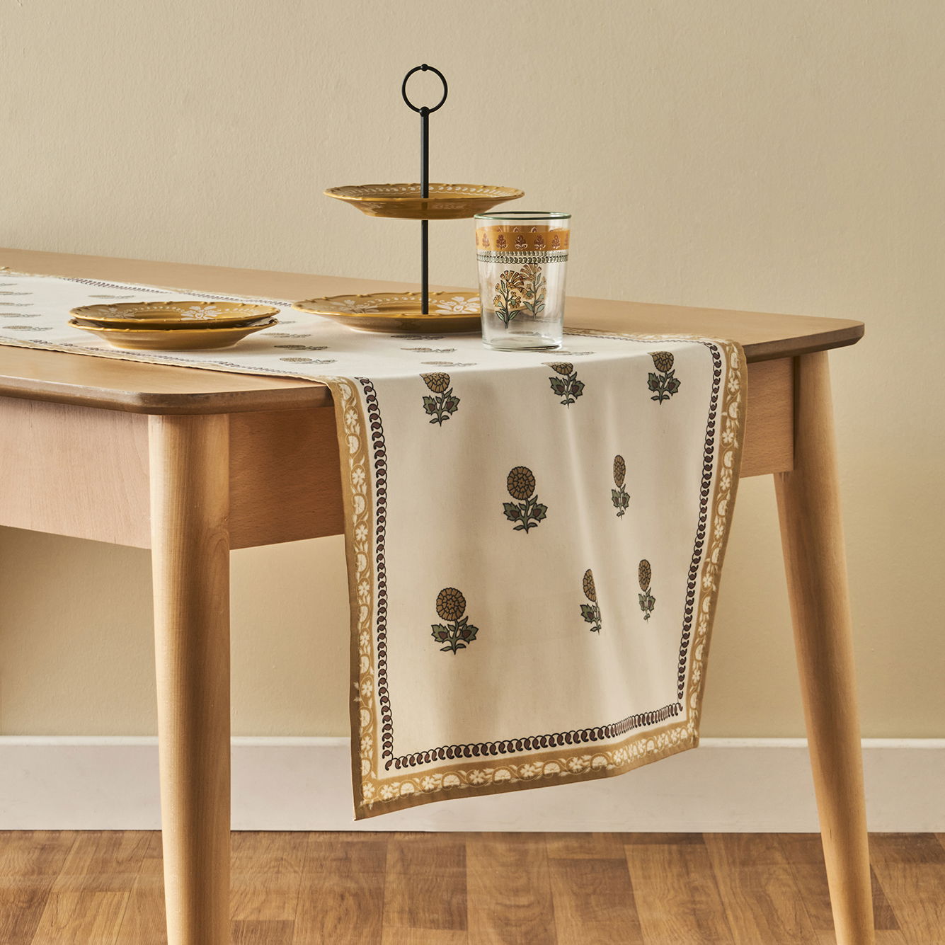 Indian Cotton Table Runner