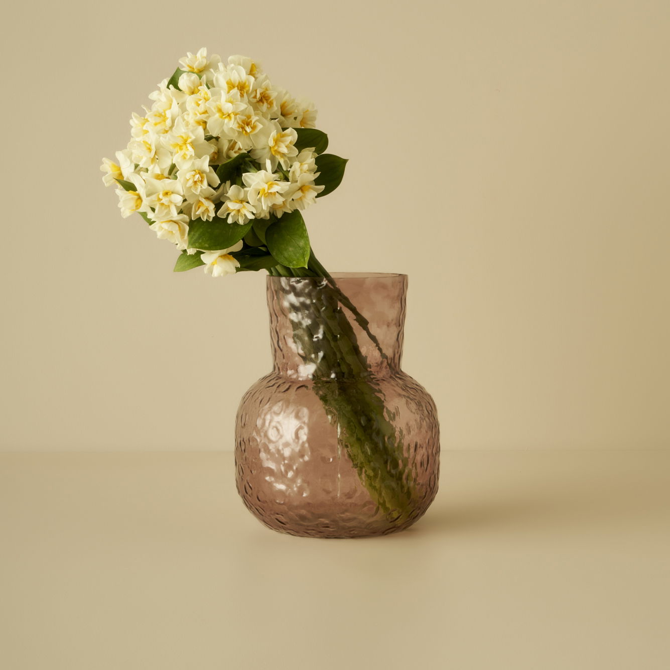 Bliss Amber Glass Vase
