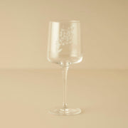 Exclusive Etched Floral Wine Glass (Set of 6)