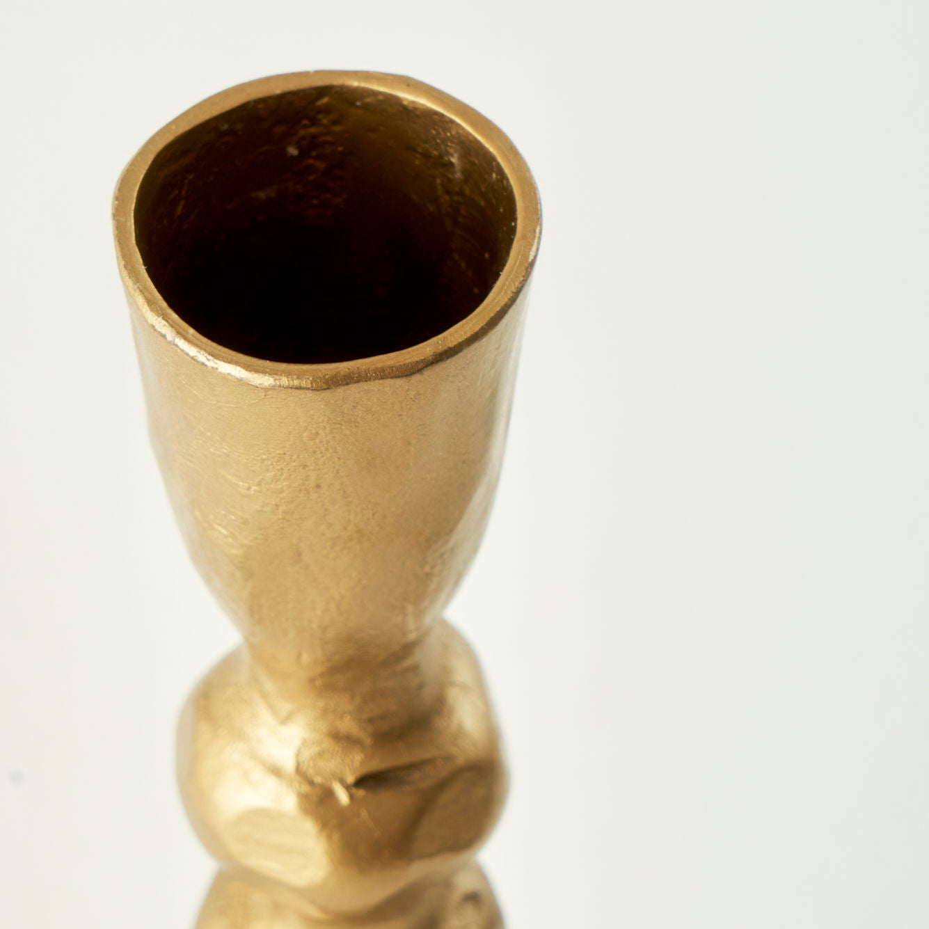 Sofya Gold Taper Candle Holder