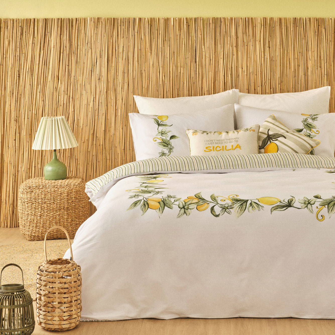 Sicilia Sateen Cotton Duvet Set