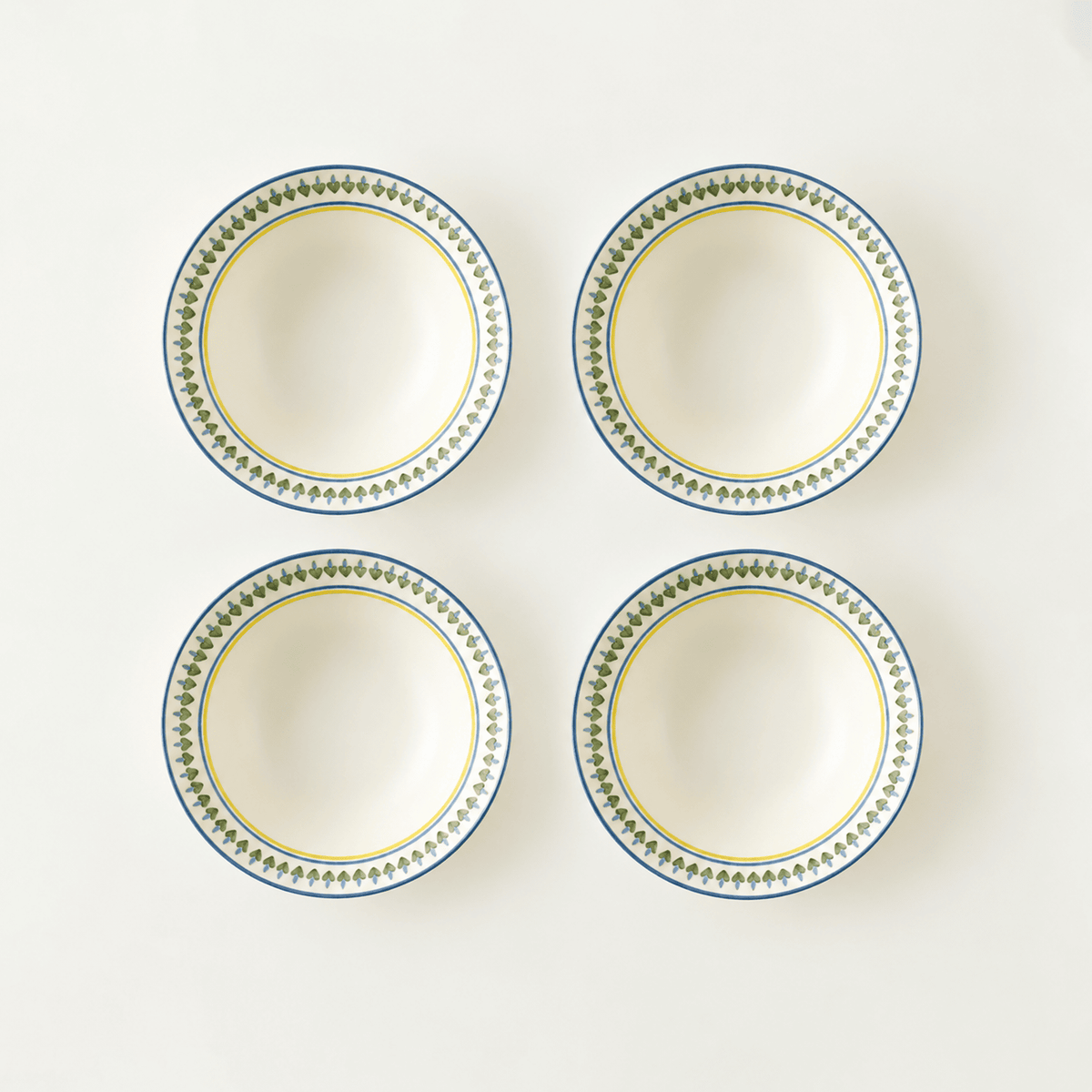 Lemoncello Porcelain Soup Bowls (Set of 4)