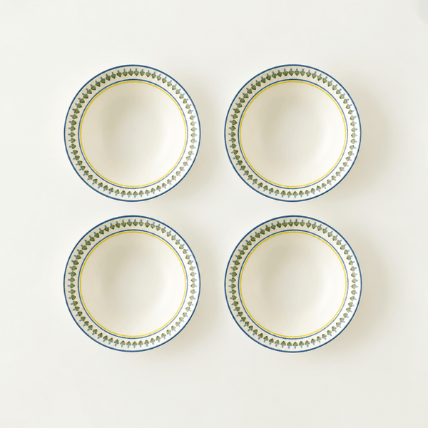 Lemoncello Porcelain Soup Bowls (Set of 4)