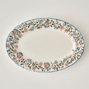 Vintage Porcelain Oval Serving Platter