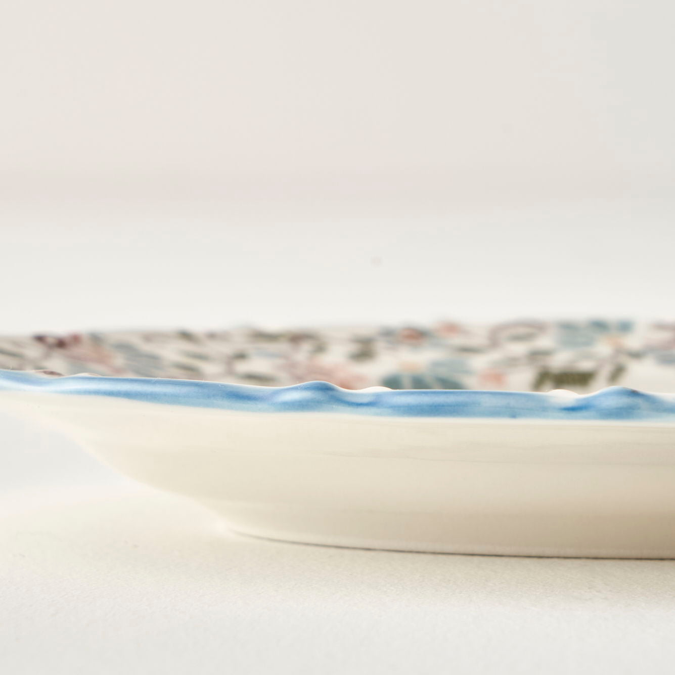 Vintage Porcelain Oval Serving Platter