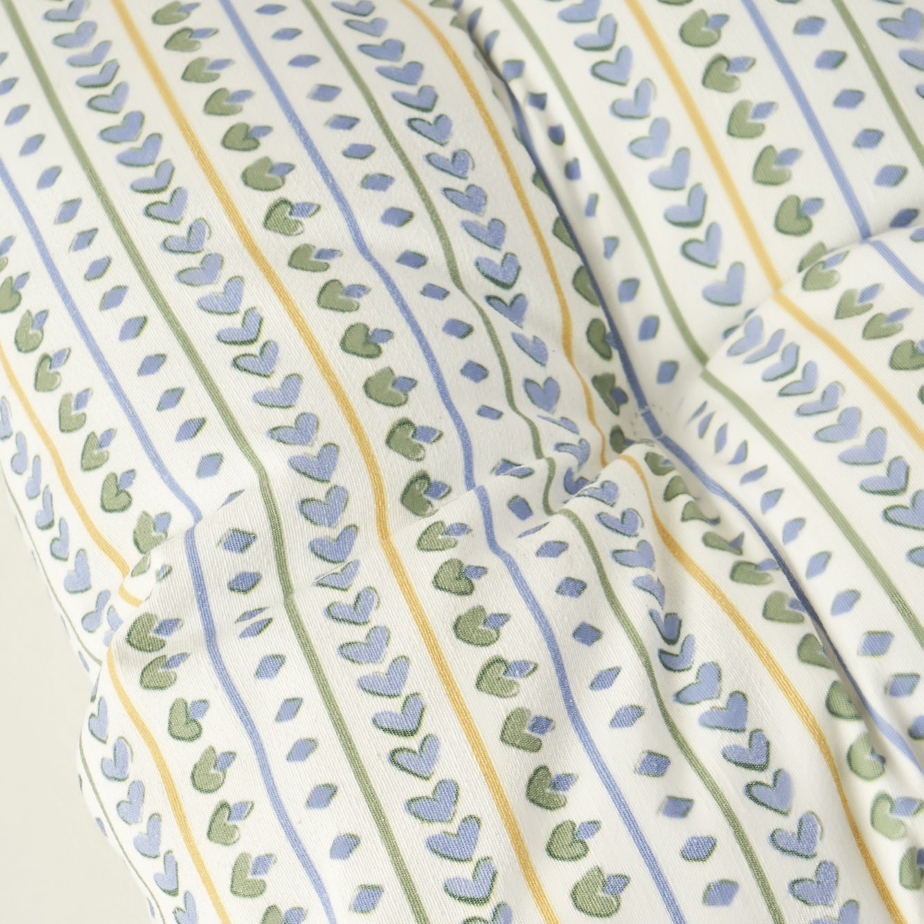Lemoncello Striped Chair Cushion