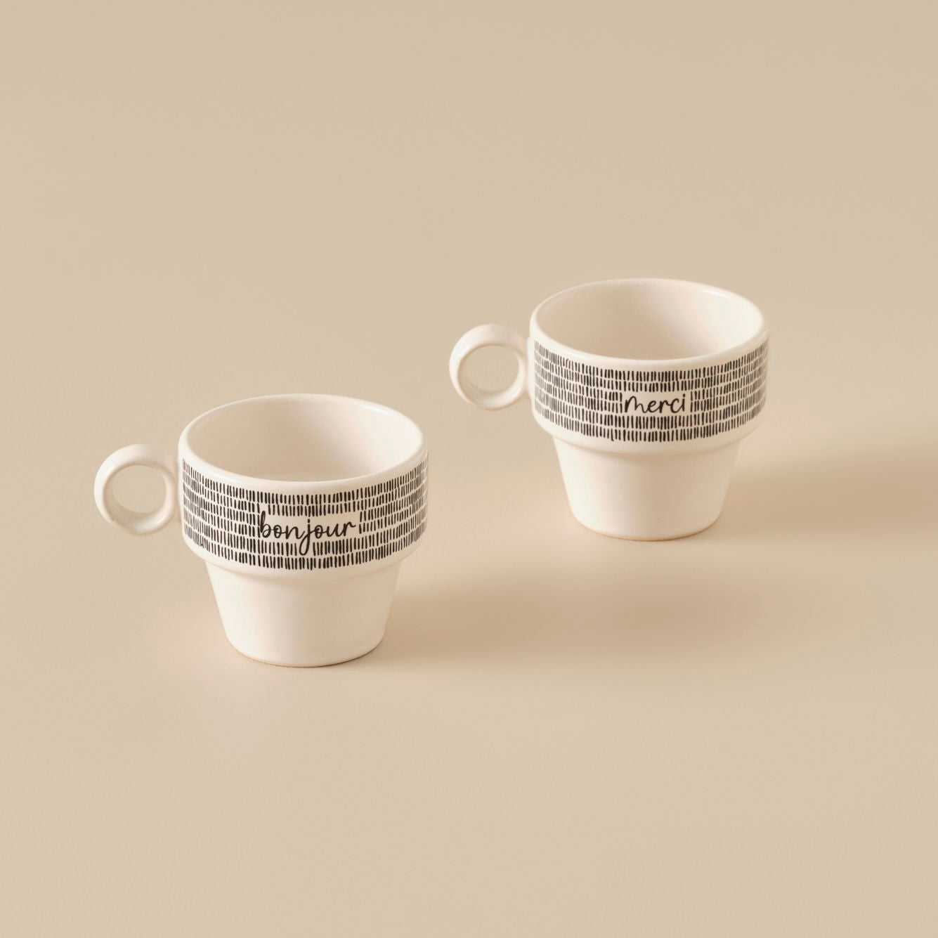Merci Ceramic Espresso Cup (Set of 2)
