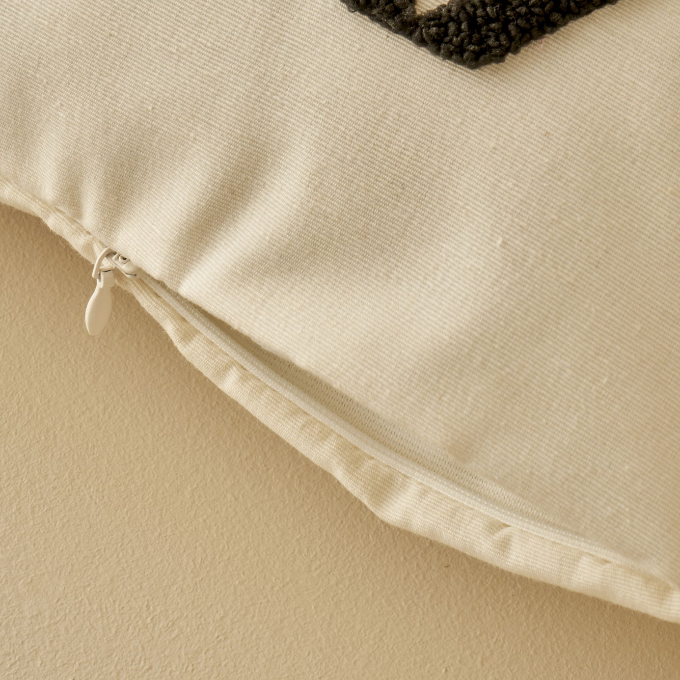 Helena Cotton Punch Embroidered Throw Pillow