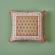 Indian Beauty Beaded Cushion Cover