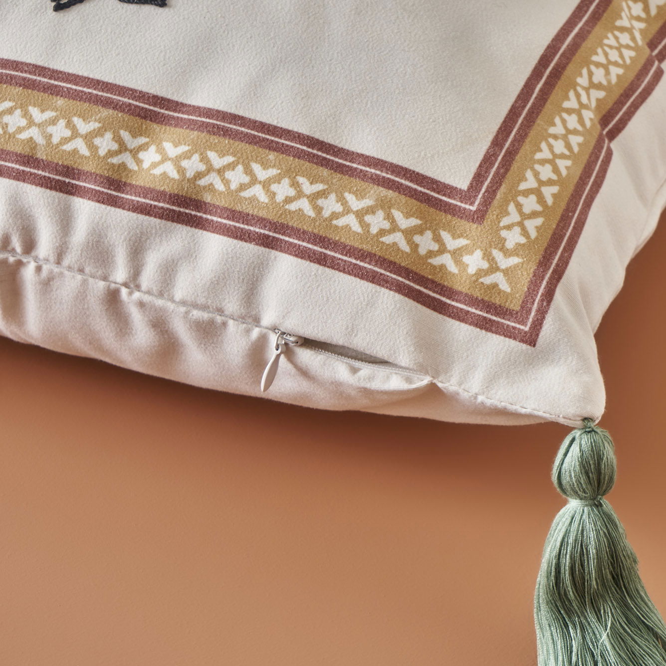 Indian Dream Embroidered Cushion Cover