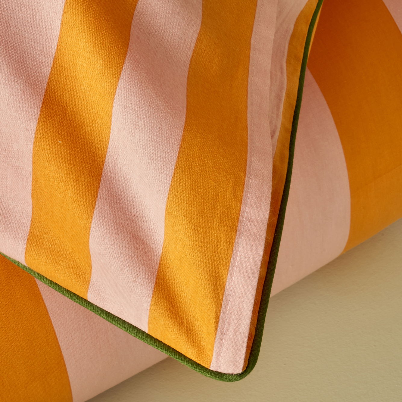 Line Striped Cotton Duvet Set