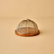 Spark Wooden Cake Stand with Dome