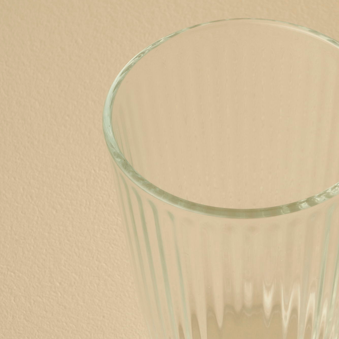 Line Ribbed Highball Glass