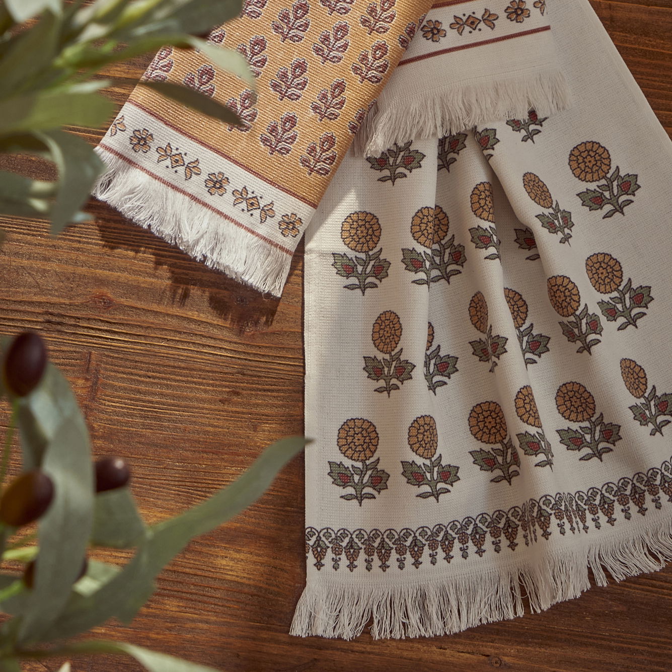 Indian Printed Kitchen Towel (Set of 2)