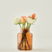 Lore Amber Glass Vase