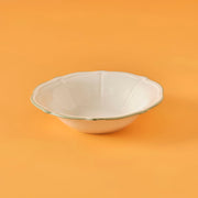 Julia Scalloped Stoneware Salad Bowl