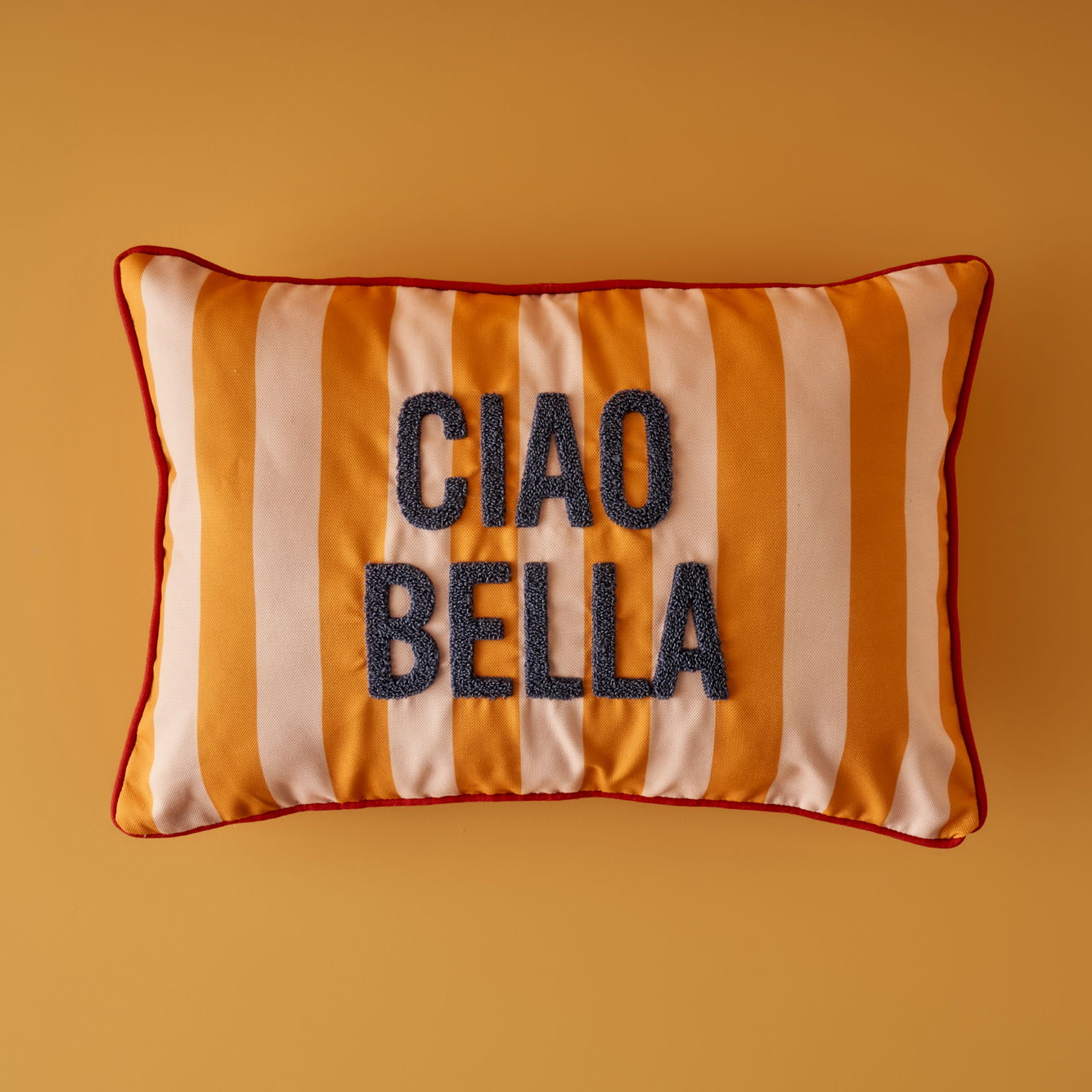 Line 'Ciao Bella' Punch Embroidered Cushion Cover