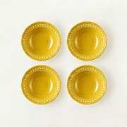 Indian Porcelain Salad Plates (Set of 4)