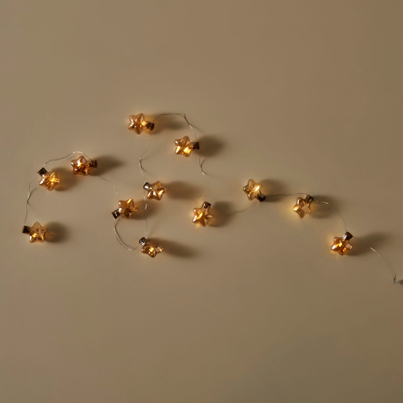 Star Glass LED String Lights