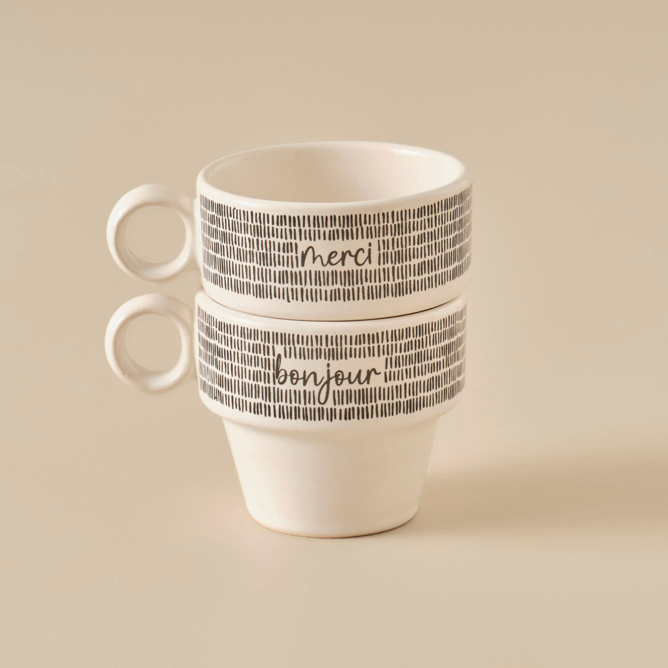 Merci Ceramic Espresso Cup (Set of 2)