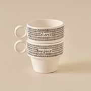 Merci Ceramic Espresso Cup (Set of 2)