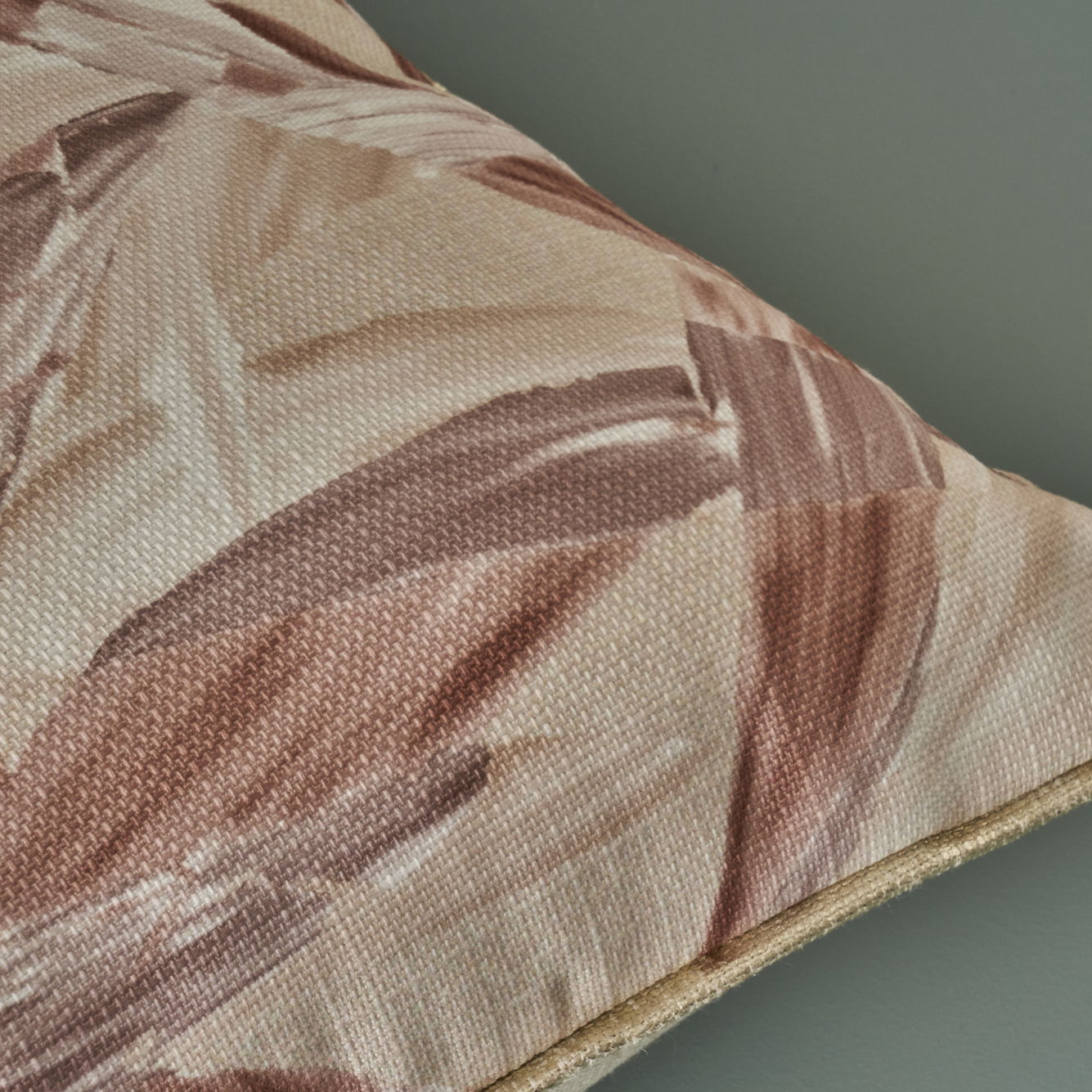 Flores Palm Leaf Throw Pillow