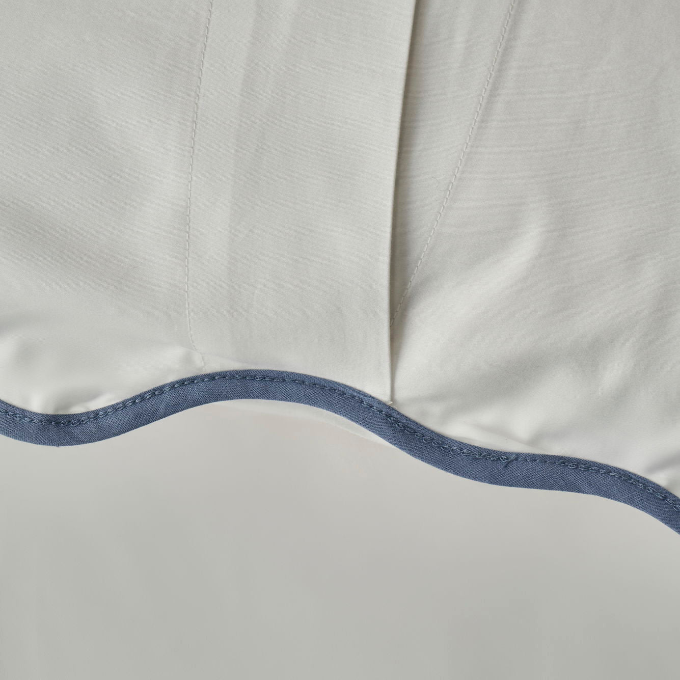 Scallop Cotton Sateen Duvet Set