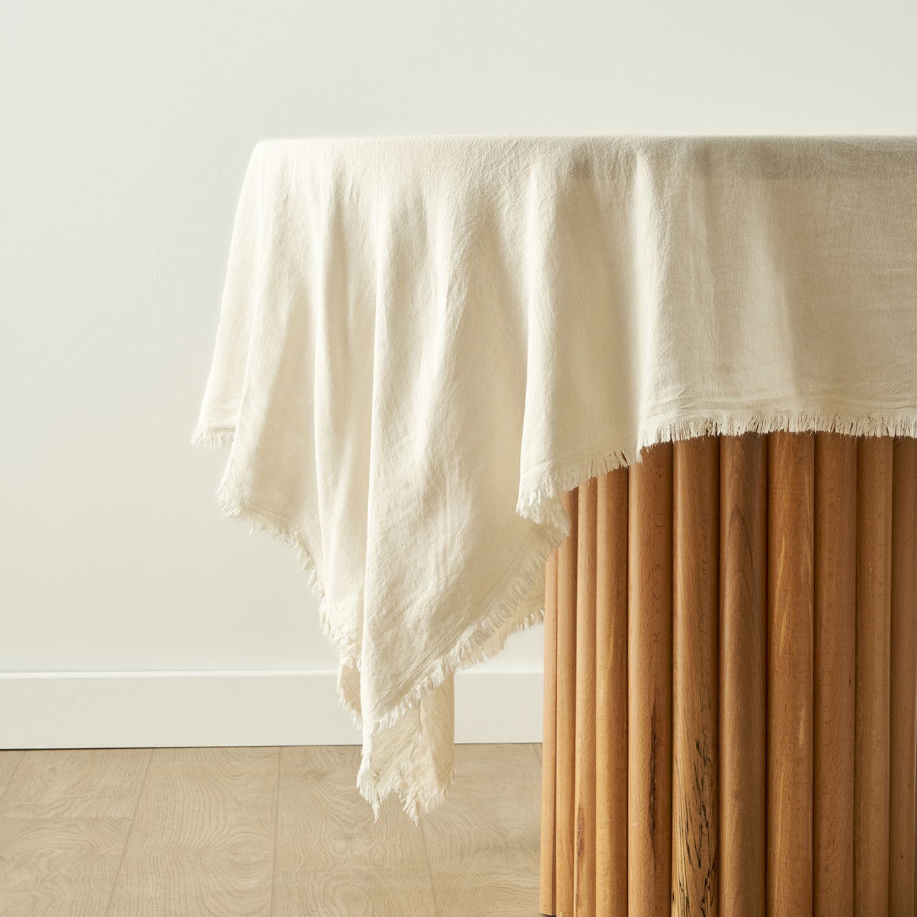 Olive Fringed Edge Tablecloth