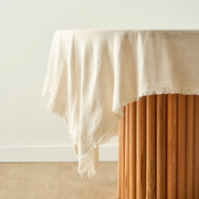 Olive Fringed Edge Tablecloth