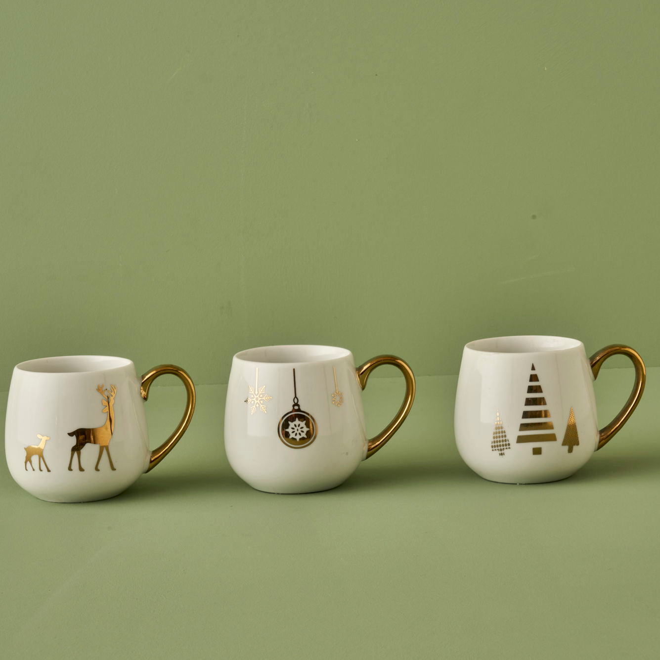Frost Gold Porcelain Mug