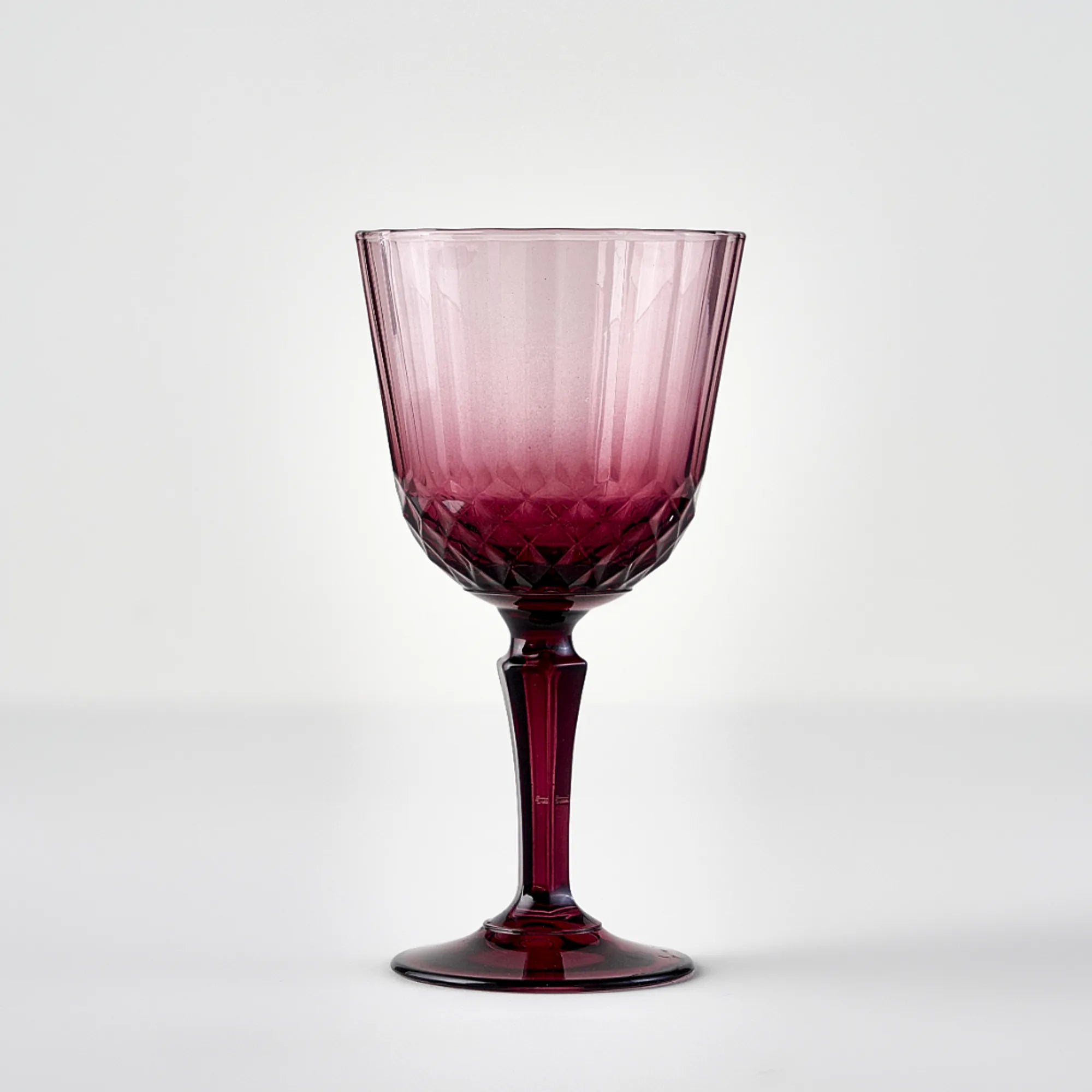 Colore Crystal Cut Wine Glass