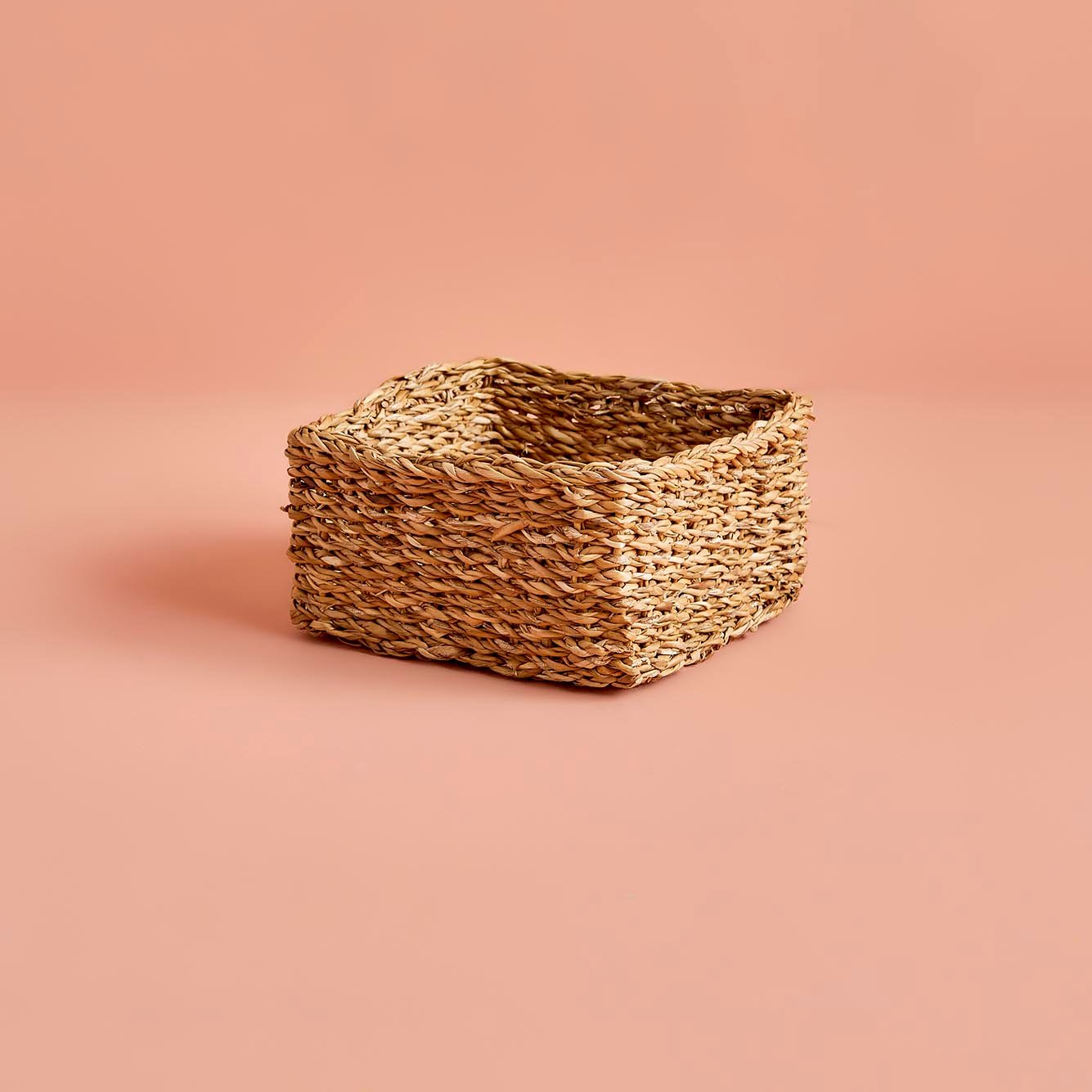 Kiara Wicker Square Decorative Basket