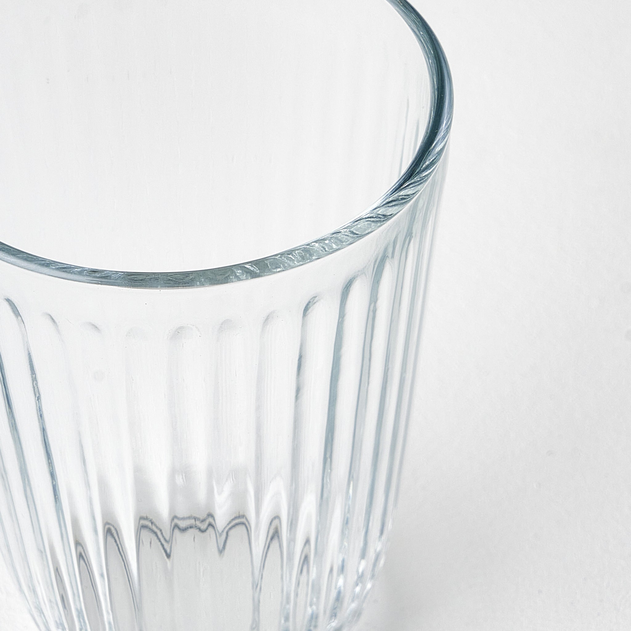 Line Ribbed Highball Glass