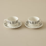Book Lovers Porcelain Tea Cup (Set of 2)