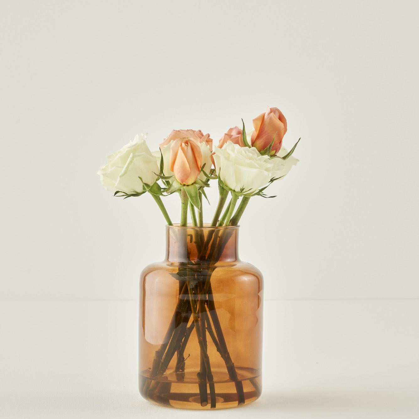 Lore Amber Glass Vase