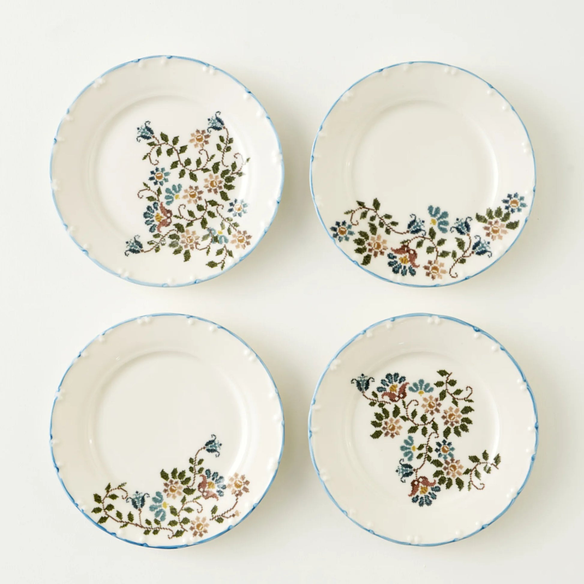 Vintage Dessert Plate (Set of 4)