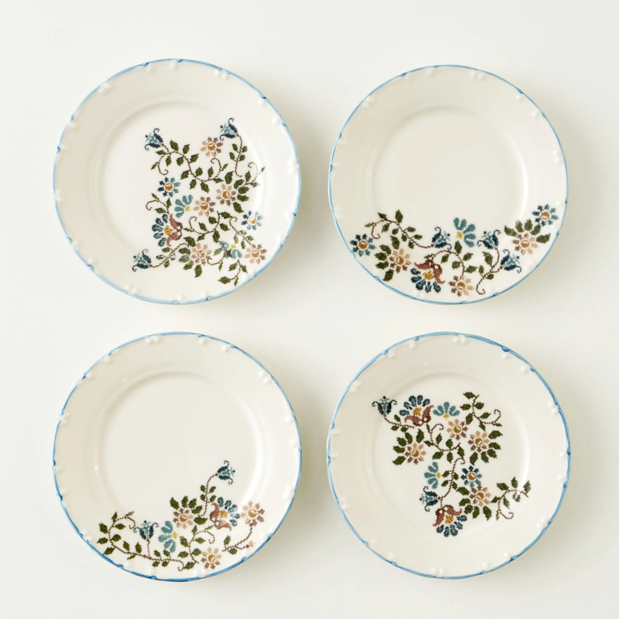 Vintage Dessert Plate (Set of 4)