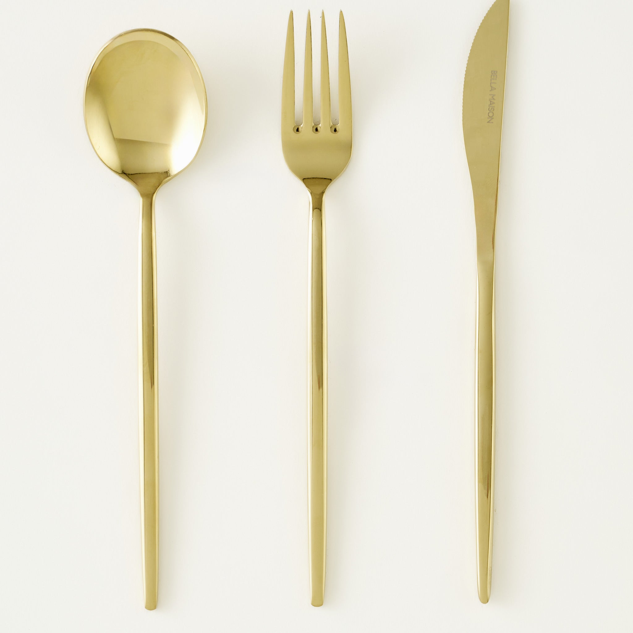 Siena 18-Piece Gold Flatware Set