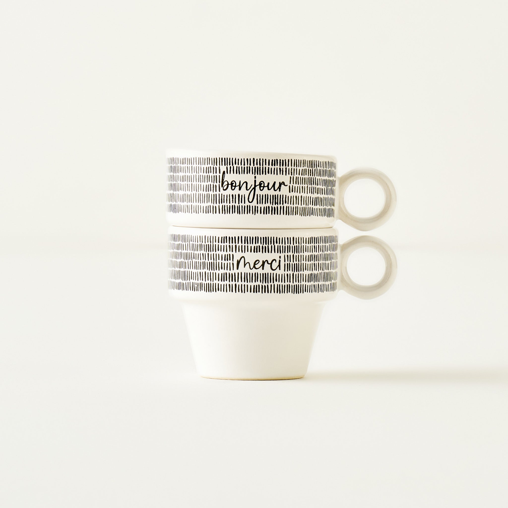 Merci Ceramic Espresso Cup (Set of 2)