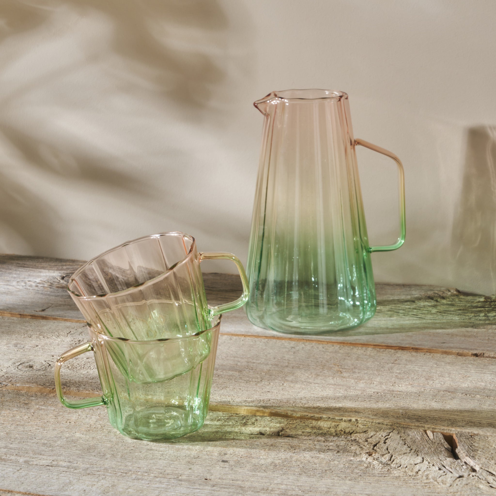 Buckle Handmade Glass Mug