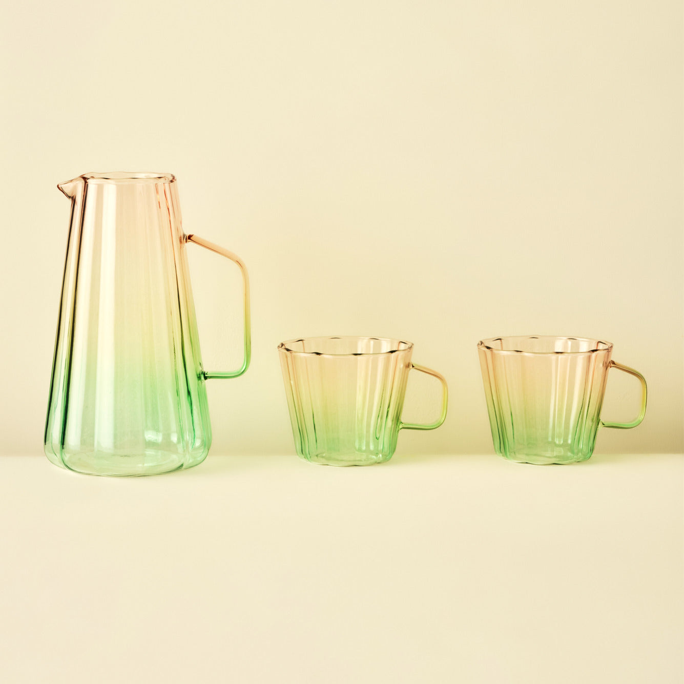 Buckle Handmade Glass Mug