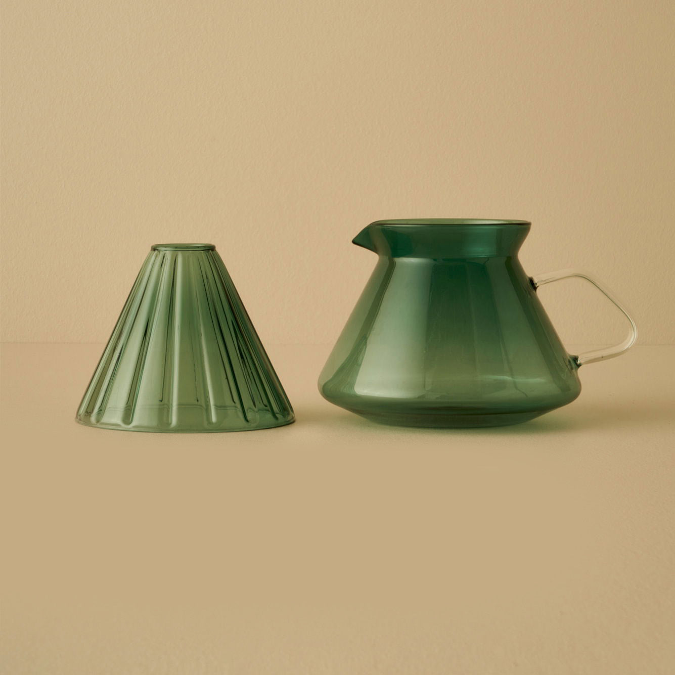 Tapered Pour Over Glass Coffee Maker