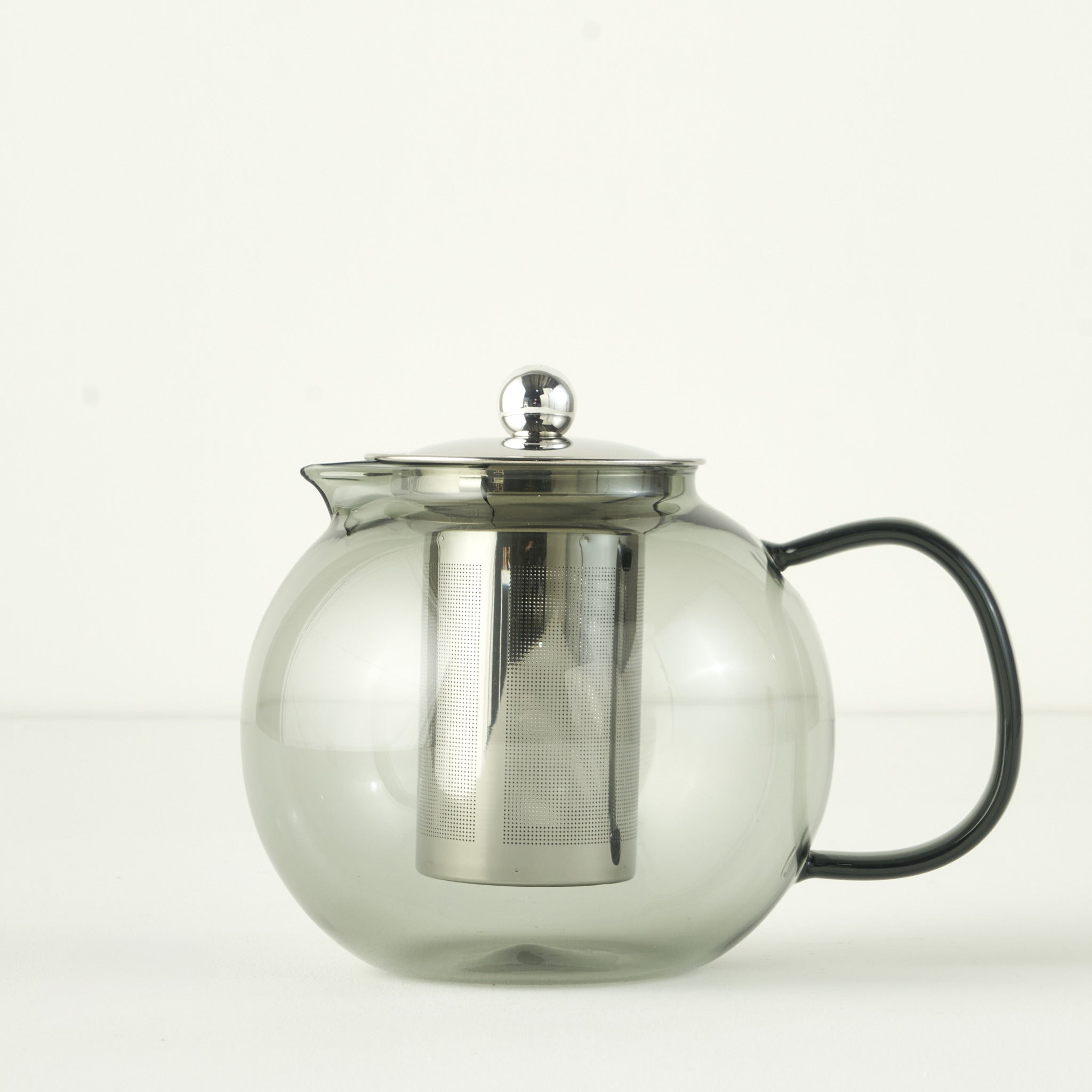 Porky Modern Glass Teapot