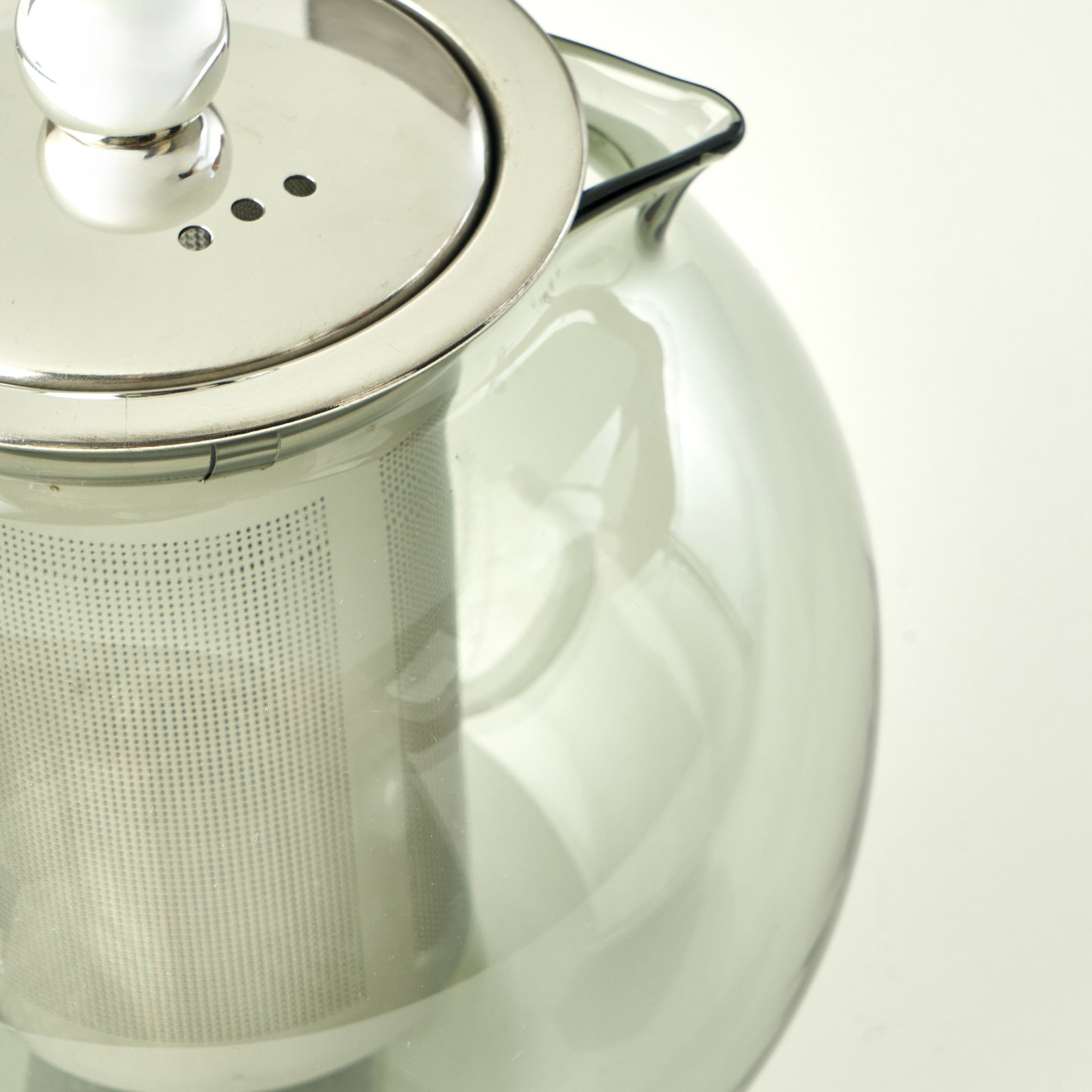 Porky Modern Glass Teapot